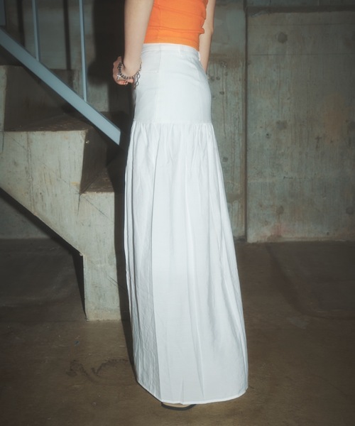 セール】ギャザー切り替えロングスカート（スカート）｜BLONDEY