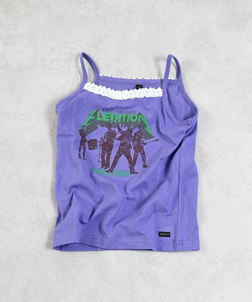 MARKEY'S（マーキーズ）の「ロックテイストプリントキャミソール（キャミソール・キッズ・パープル/チャコール/ライトピンク・90/80/150/110/100/140/130/120）」の21枚目の写真