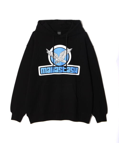 MANASTASH(マナスタッシュ)の「MANASTASH/マナスタッシュ CiTee HOOD SWEAT EAGLE/フードスウェット イーグル(パーカー・メンズ・その他17/ブラック/ホワイト・XL/L/M/S)」の1枚目の写真