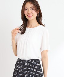 「Reflect」 半袖ブラウス 09 ホワイト レディース Reflect 「Reflect」 半袖ブラウス 09 ナチュラル レディース