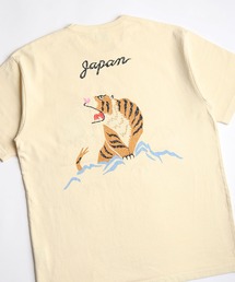 HOUSTON ヒューストン スーベニア 半袖 ポケットTシャツ 虎 龍 スカル 和柄