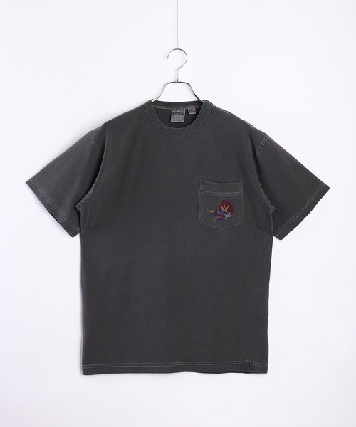 HOUSTON(ヒューストン)の「HOUSTON ヒューストン スーベニア 半袖 ポケットTシャツ 虎 龍 和柄(Tシャツ/カットソー・メンズ・ブラック/ナチュラル/ブラック系その他/ベージュ系その他・MEDIUM/LARGE/X-LARGE/XX-LARGE)」の16枚目の写真