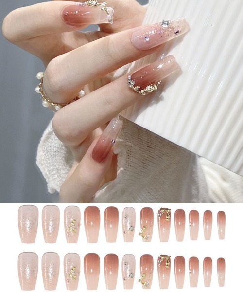 まゆページ ネイルチップ 桜ネイル/ネイルチップ ネイルチップ（つけ爪） na_u.016.nail