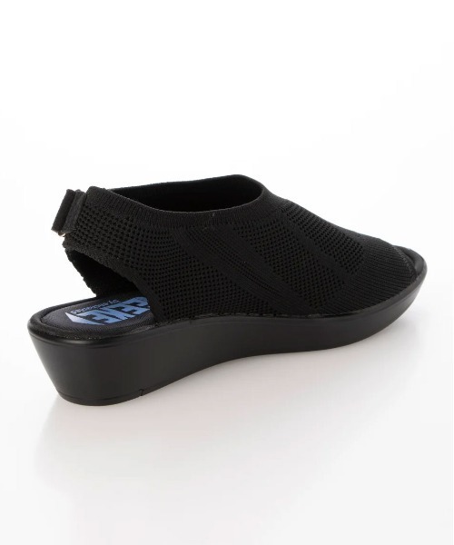 enchanted(エンチャンテッド)の「《SNEEKE》ニットカバーローウェッジサンダル(サンダル・レディース・ライトブラック/ダークグレー/ブラック・S/M/L/LL/3L)」の13枚目の写真