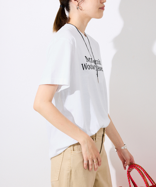 SLOBE IENA(スローブイエナ)の「GULF COAST/ガルフコースト SLOBE別注 グラフィックTEE1(Tシャツ/カットソー・レディース・レッド/ブラウン/ホワイト/ネイビー・FREE)」の10枚目の写真