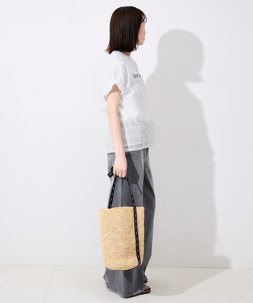 SLOBE IENA(スローブイエナ)の「GULF COAST/ガルフコースト SLOBE別注 グラフィックTEE1(Tシャツ/カットソー・レディース・レッド/ブラウン/ホワイト/ネイビー・FREE)」の14枚目の写真