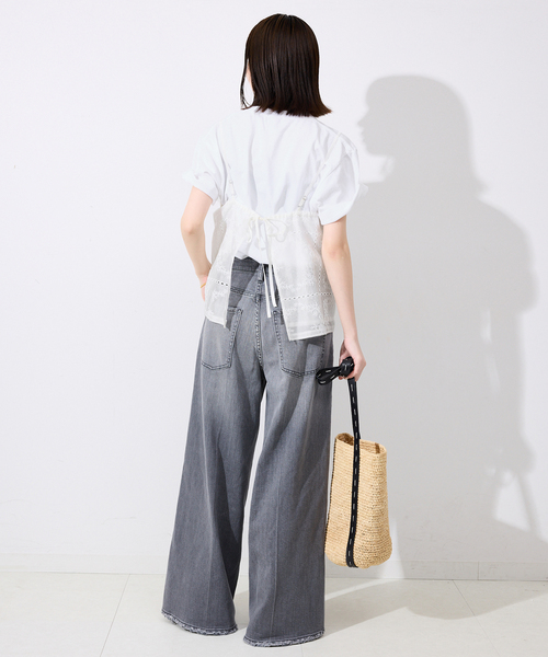 SLOBE IENA(スローブイエナ)の「GULF COAST/ガルフコースト SLOBE別注 グラフィックTEE1(Tシャツ/カットソー・レディース・レッド/ブラウン/ホワイト/ネイビー・FREE)」の15枚目の写真