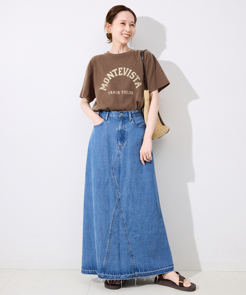 SLOBE IENA(スローブイエナ)の「GULF COAST/ガルフコースト SLOBE別注 グラフィックTEE1(Tシャツ/カットソー・レディース・レッド/ブラウン/ホワイト/ネイビー・FREE)」の17枚目の写真