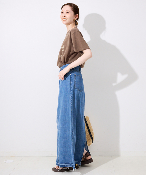 SLOBE IENA(スローブイエナ)の「GULF COAST/ガルフコースト SLOBE別注 グラフィックTEE1(Tシャツ/カットソー・レディース・レッド/ブラウン/ホワイト/ネイビー・FREE)」の18枚目の写真