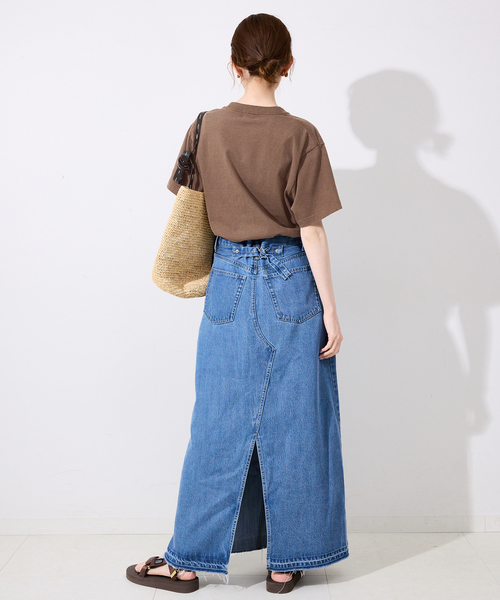 SLOBE IENA(スローブイエナ)の「GULF COAST/ガルフコースト SLOBE別注 グラフィックTEE1(Tシャツ/カットソー・レディース・レッド/ブラウン/ホワイト/ネイビー・FREE)」の19枚目の写真
