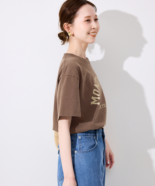 SLOBE IENA(スローブイエナ)の「GULF COAST/ガルフコースト SLOBE別注 グラフィックTEE1(Tシャツ/カットソー・レディース・レッド/ブラウン/ホワイト/ネイビー・FREE)」の21枚目の写真