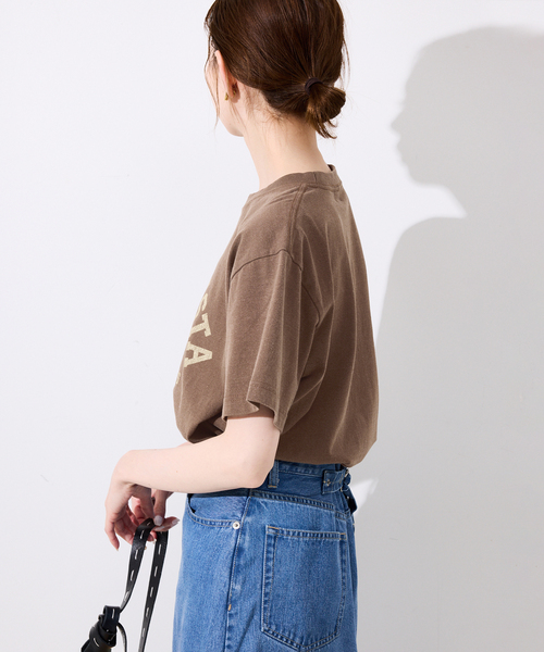 SLOBE IENA(スローブイエナ)の「GULF COAST/ガルフコースト SLOBE別注 グラフィックTEE1(Tシャツ/カットソー・レディース・レッド/ブラウン/ホワイト/ネイビー・FREE)」の22枚目の写真