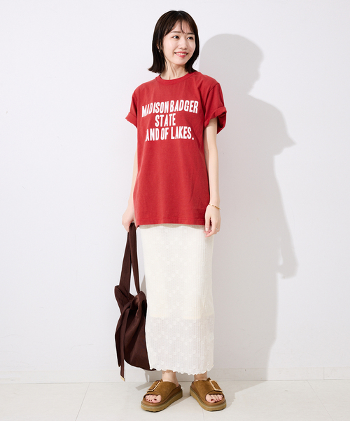 tシャツ 「追加」GULF COAST/ガルフコースト SLOBE別注 グラフィックTEE1 レディース 追加》GULF COAST/ガルフコースト SLOBE別注 グラフィックTEE1