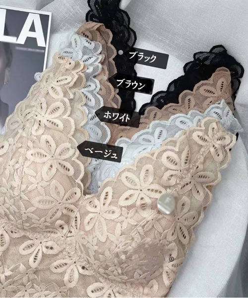 shoppinggo（ショッピングゴー）の「夏服 総レースキャミソール カップ付 キャミ レース（キャミソール・レディース・ホワイト/ブラック/ベージュ/ブラウン・FREE）」の5枚目の写真