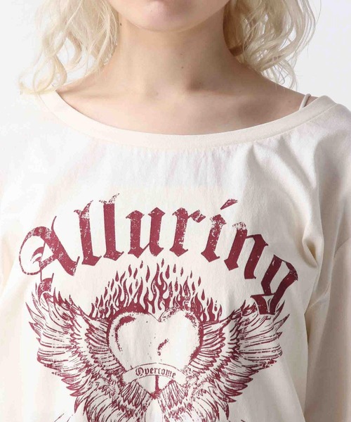 FOREVER 21(フォーエバー トゥエンティーワン)の「【2025SS】ピグメントオフショルBIGロゴT(Tシャツ/カットソー・レディース・ホワイト/ベージュ/グレー・FREE)」の12枚目の写真