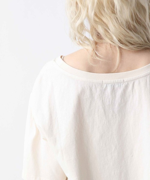 FOREVER 21(フォーエバー トゥエンティーワン)の「【2025SS】ピグメントオフショルBIGロゴT(Tシャツ/カットソー・レディース・ホワイト/ベージュ/グレー・FREE)」の15枚目の写真