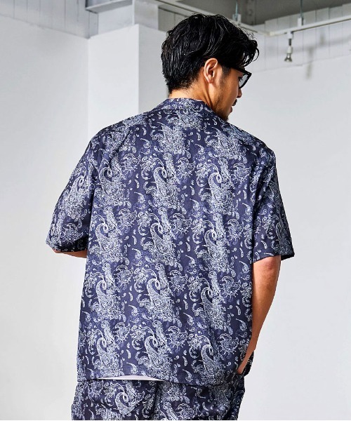 ROOT THREE（ルートスリー）の「『ROOT THREE/ルートスリー』総柄半袖シャツ（シャツ/ブラウス・メンズ・B/E/D/C/F/A・LL/L/M）」の8枚目の写真