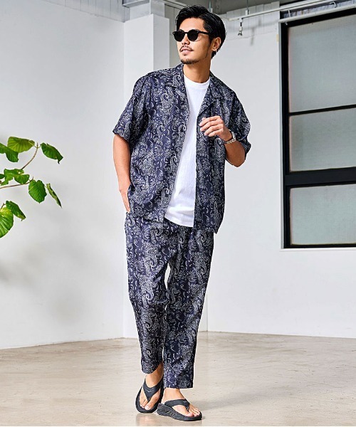 ROOT THREE（ルートスリー）の「『ROOT THREE/ルートスリー』総柄半袖シャツ（シャツ/ブラウス・メンズ・B/E/D/C/F/A・LL/L/M）」の9枚目の写真