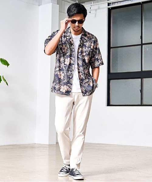 ROOT THREE（ルートスリー）の「『ROOT THREE/ルートスリー』総柄半袖シャツ（シャツ/ブラウス・メンズ・B/E/D/C/F/A・LL/L/M）」の12枚目の写真