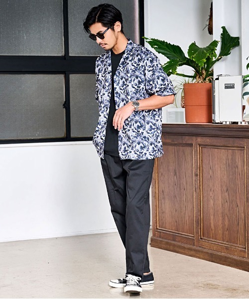 ROOT THREE（ルートスリー）の「『ROOT THREE/ルートスリー』総柄半袖シャツ（シャツ/ブラウス・メンズ・B/E/D/C/F/A・LL/L/M）」の15枚目の写真