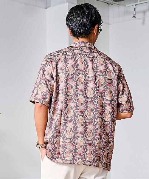 ROOT THREE（ルートスリー）の「『ROOT THREE/ルートスリー』総柄半袖シャツ（シャツ/ブラウス・メンズ・B/E/D/C/F/A・LL/L/M）」の20枚目の写真