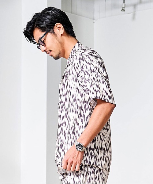 ROOT THREE（ルートスリー）の「『ROOT THREE/ルートスリー』総柄半袖シャツ（シャツ/ブラウス・メンズ・B/E/D/C/F/A・LL/L/M）」の22枚目の写真