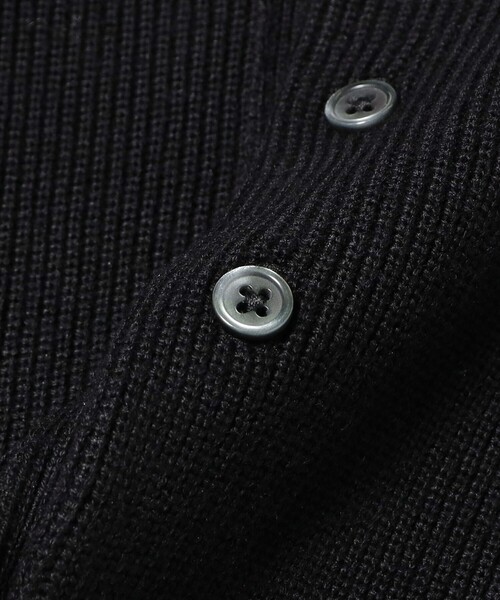 B:MING by BEAMS（ビーミングバイビームス）の「12ゲージ 片畦 ニット ポロ（ユニセックス）（ニット/セーター・メンズ・ブラウン/ブラック・S/XL/L/M）」の12枚目の写真