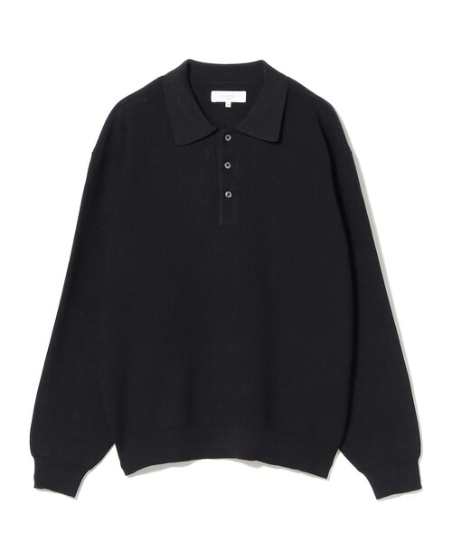 B:MING by BEAMS（ビーミングバイビームス）の「12ゲージ 片畦 ニット ポロ（ユニセックス）（ニット/セーター・メンズ・ブラウン/ブラック・S/XL/L/M）」の13枚目の写真