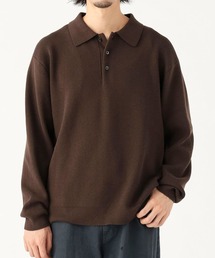 B:MING by BEAMS | 12ゲージ 片畦 ニット ポロ（ユニセックス）(ニット/セーター)