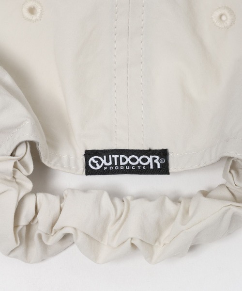 OUTDOOR PRODUCTS(アウトドアプロダクツ)の「【OUTDOOR PRODUCTS(アウトドアプロダクツ)】別注ギャザーベルトキャップ(キャップ・レディース・ピンク/アイボリー/チャコール・FREE)」の8枚目の写真