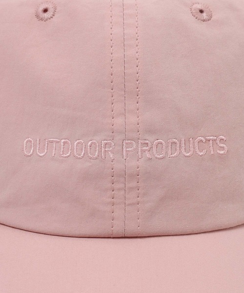 OUTDOOR PRODUCTS(アウトドアプロダクツ)の「【OUTDOOR PRODUCTS(アウトドアプロダクツ)】別注ギャザーベルトキャップ(キャップ・レディース・ピンク/アイボリー/チャコール・FREE)」の10枚目の写真