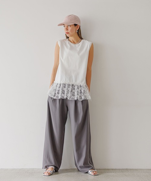 OUTDOOR PRODUCTS(アウトドアプロダクツ)の「【OUTDOOR PRODUCTS(アウトドアプロダクツ)】別注ギャザーベルトキャップ(キャップ・レディース・ピンク/アイボリー/チャコール・FREE)」の20枚目の写真