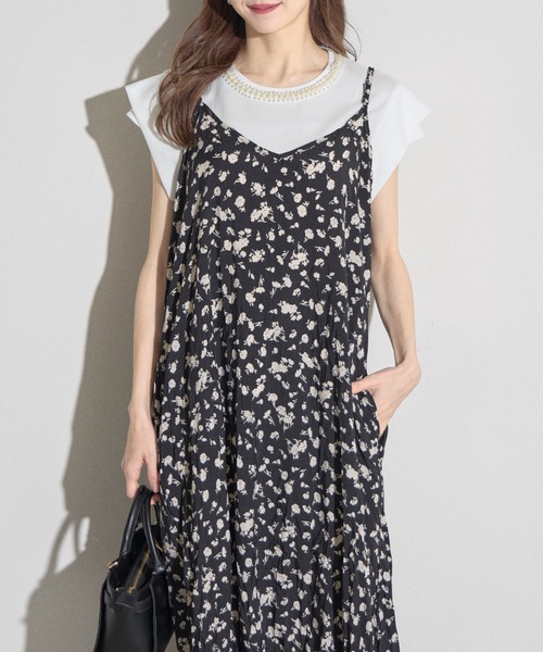 toccocloset ZOZO限定スリーブレスフラワーワンピース　Mサイズ新品 ZOZO限定】スリーブレスフラワーワンピース（ワンピース