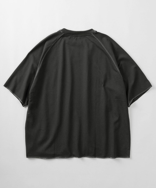 BEVERLY HILLS POLO CLUB（ビバリーヒルズポロクラブ）の「【71】【BEVERLY HILLS POLO CLUB/ビバリーヒルズポロクラブ】ワンポイント刺繍  ミニ裏毛 ラグランステッチ コンパクトT/半袖Tシャツ（Tシャツ/カットソー・レディース・チャコールグレー/アッシュグレー/ライトブルー・M/L）」の10枚目の写真