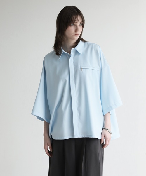 フローレント　ハーフスリーブシャツ SINSS シャツ Half sleeve mesh knit shirt / ハーフスリーブ