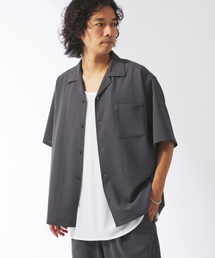JOURNAL STANDARD relume（ジャーナルスタンダード　レリューム）の「TECH MESH ”AMPLE” オープンカラー シャツ（セットアップ着用可）（シャツ/ブラウス・メンズ）」