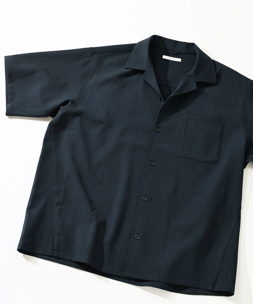 ブラウス シャツ メッシュオープンカラーシャツ レディース BEAMS（ビームス）メッシュ オープンカラーシャツ（シャツ
