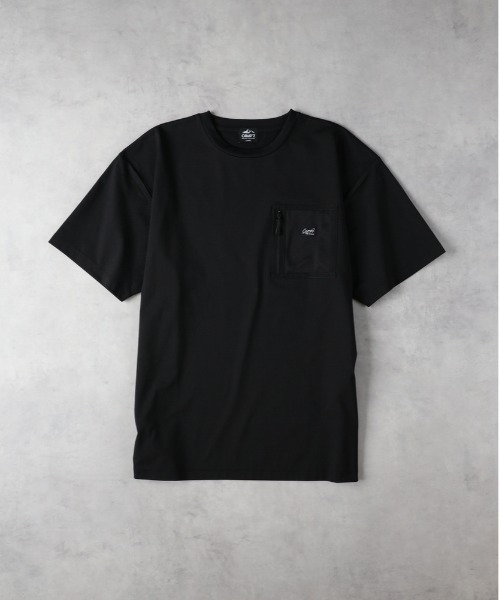 CAMP7（キャンプセブン）の「【店頭で人気】【CAMP7】【ONE OCEAN】（吸水速乾/UPF50＋）ポケットロゴTシャツ（Tシャツ/カットソー・メンズ・ブラック/サックスブルー/ベージュ/ホワイト・L/XL/M）」の7枚目の写真