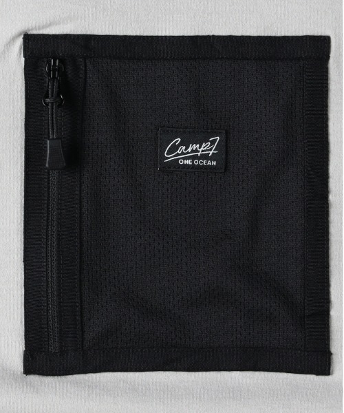 CAMP7（キャンプセブン）の「【店頭で人気】【CAMP7】【ONE OCEAN】（吸水速乾/UPF50＋）ポケットロゴTシャツ（Tシャツ/カットソー・メンズ・ブラック/サックスブルー/ベージュ/ホワイト・L/XL/M）」の10枚目の写真
