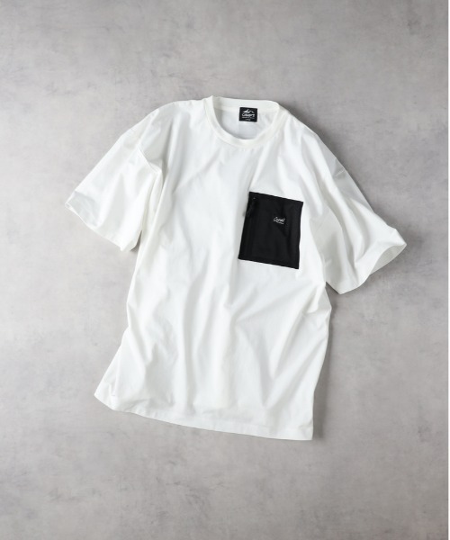 CAMP7（キャンプセブン）の「【店頭で人気】【CAMP7】【ONE OCEAN】（吸水速乾/UPF50＋）ポケットロゴTシャツ（Tシャツ/カットソー・メンズ・ブラック/サックスブルー/ベージュ/ホワイト・L/XL/M）」の17枚目の写真