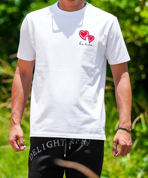 adamsJUGGLER(アダムスジャグラー)の「RTEG/ハートATティー(Tシャツ/カットソー・メンズ・ホワイト/ブラック・XXL/S/M/L/XL)」の10枚目の写真