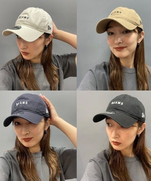 NEW ERA（ニューエラ）の「【別注】NEW ERA / 920 BEAMS Logo Cap（キャップ・メンズ・オフホワイト/ブラック/ブラウン系その他5/ネイビー・ONE SIZE）」の5枚目の写真