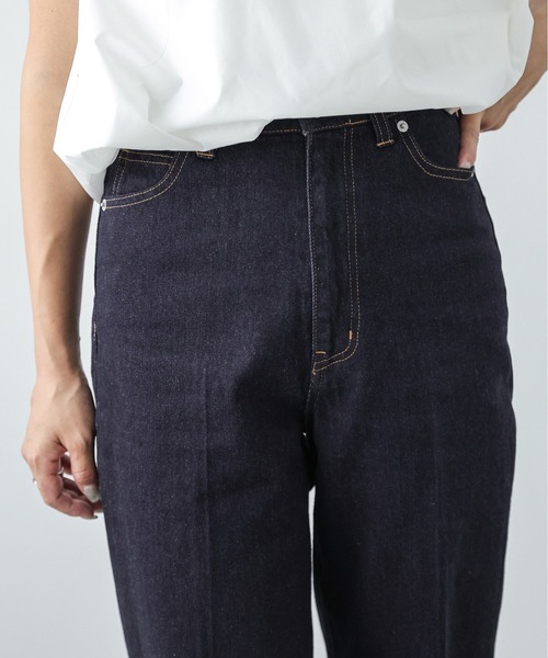 テーパードデニムパンツ ユニセックス】デニム2タックワイドテーパードパンツ / CRAFT