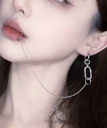 COLLARS｜カラーズのピアス（両耳用）（シルバー/銀色系・フック