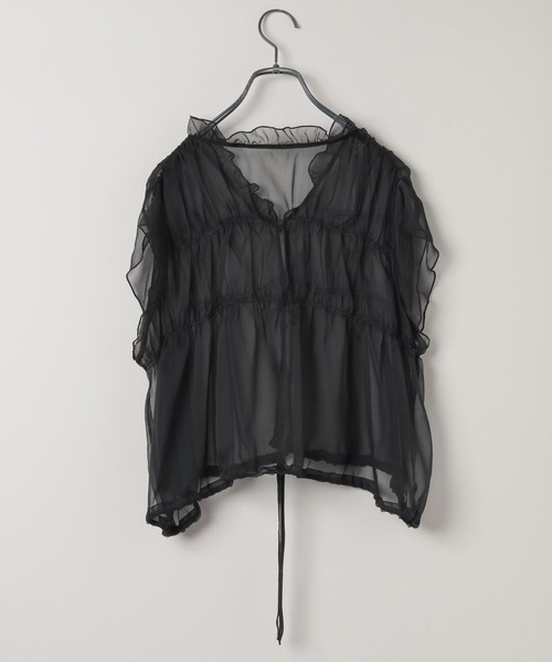 ブラウス シャツ シャーリングシアーVブラウス/578654 レディース セール】シャーリングシアーVブラウス/578654（シャツ/ブラウス