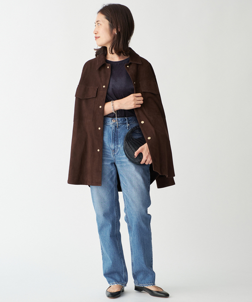 upperhights（アッパーハイツ）の「upper hights アッパーハイツ THE ELISA 103309202/820309202（デニムパンツ・レディース・ブラウン/コバルトブルー・23/26/25/24/27）」の16枚目の写真
