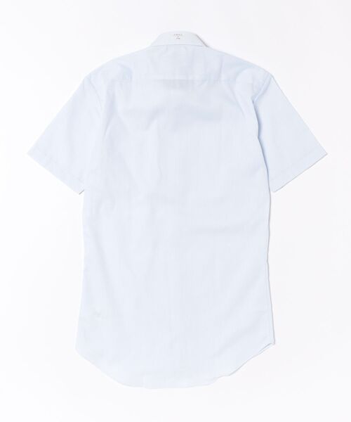 TOKYO SHIRTS(トウキョウシャツ)の「【吸水速乾】 形態安定ノンアイロン ボタンダウン 半袖ビジネスワイシャツ(ビジネスシャツ・メンズ・サックスブルー・首回り41cm/首回り39cm/首回り42cm/首回り43cm/首回り37cm)」の4枚目の写真