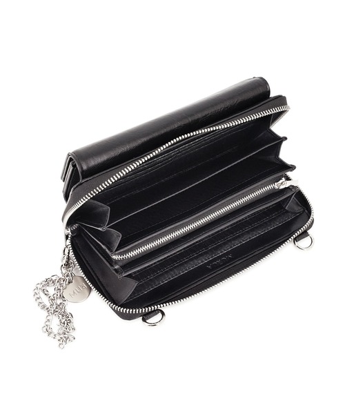 ムルーア（MURUA）/MURUA (ムルーア) ウォレットショルダー MR−W1364 フレームメタル MURUA(ムルーア)ウォレットショルダー MR-W1364 フレームメタル（財布