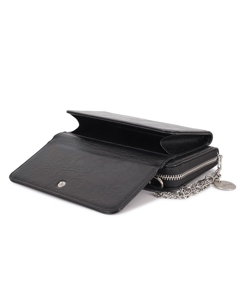 MURUA(ムルーア)ウォレットショルダー MR-W1364 フレームメタル（財布