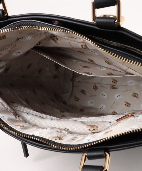 PAUL & JOE ACCESSOIRES(ポールアンドジョーアクセソワ)の「PAUL & JOE ACCESSOIRES (ポール&ジョーアクセソワ)タテ型トートバッグ A4対応 PJA-B1277 ビッグキャットメタル(トートバッグ・レディース・ブラウン/ブラック/パープル・FREE)」の20枚目の写真